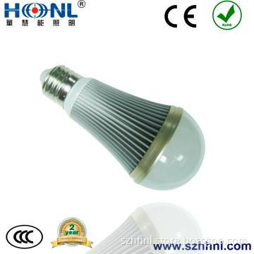 7W E27 580-620Lumen High Brightness LED Bulb lamps
